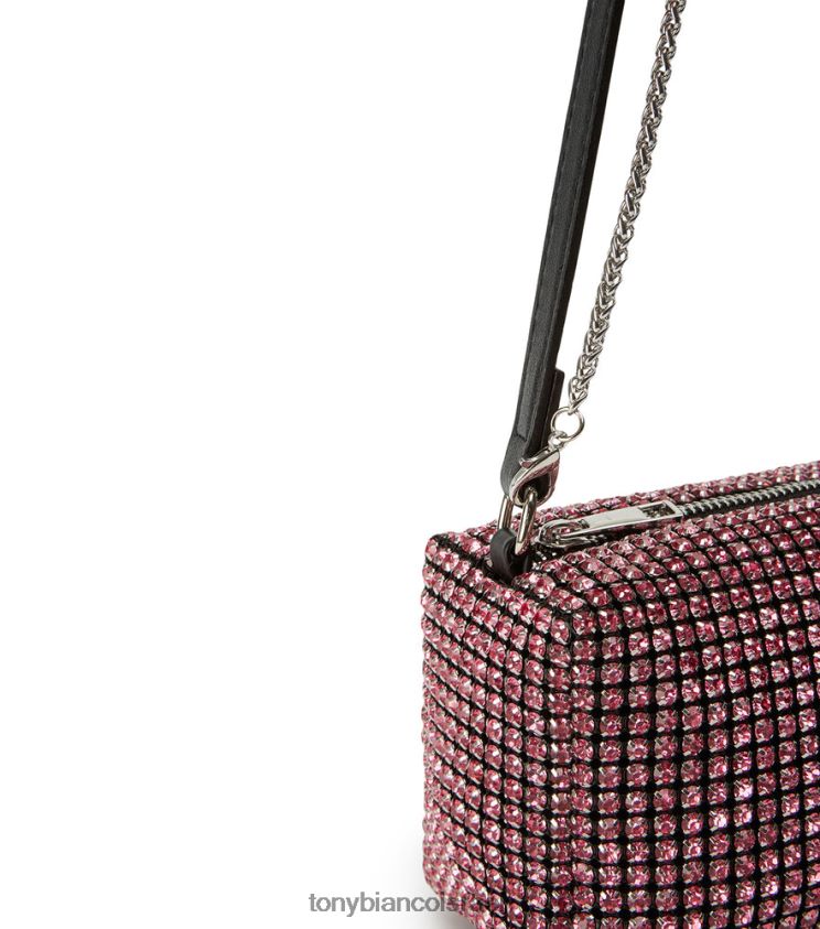 שקיות | נשים קריסטל ורוד Tony Bianco תיקי mini moma 8BNR8T313